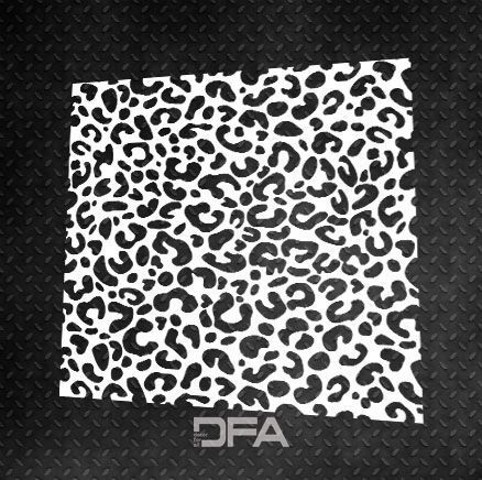 Фактура кожи леопарда для интерьера &ndash; премиальный трафарет DFA Природа 0.3-1 мм (P00037-d) P00037-d фото