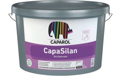 Краска интерьерная силиконовая CapaSilan глубоко-матовая 5 л 785655 фото
