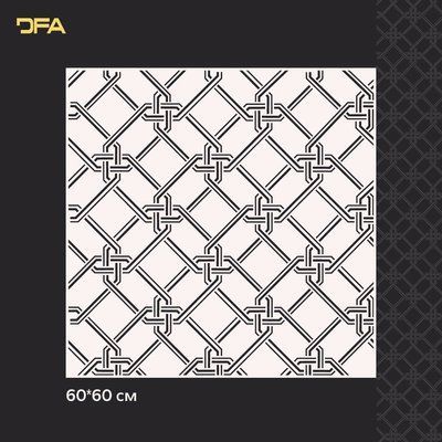 Трафарет DFA багаторазовий для декоративної штукатурки та фарби Східний візерунок 0,3-1мм (V00053) V00053 фото