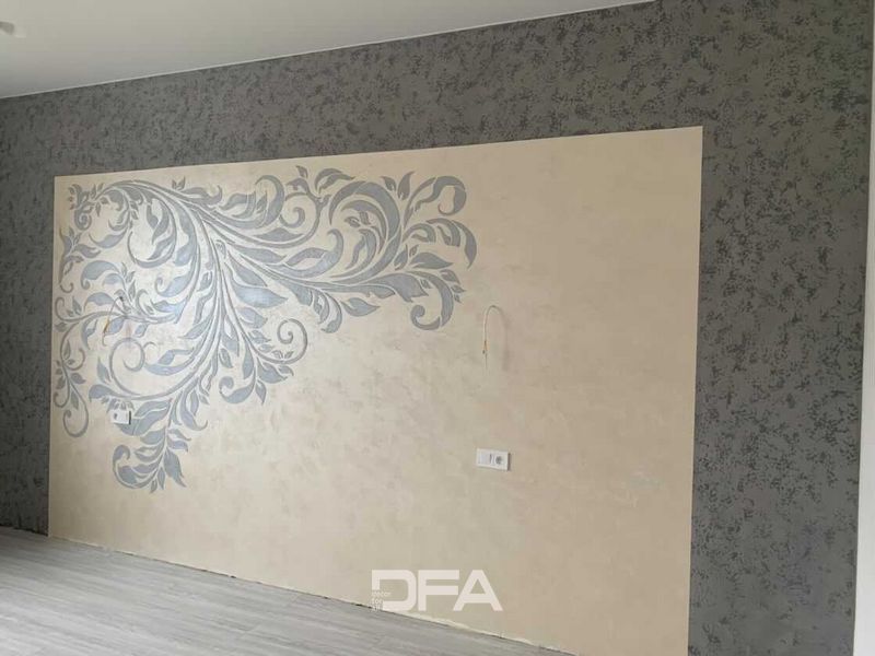 Многоразовый трафарет DFA Восточный узор, для штукатурки и краски 0,3-1мм (V00025) VS00025 фото