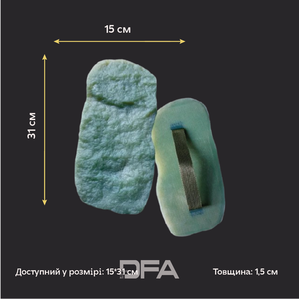 Создавайте уникальный рельеф с набором силиконовых штампов DFA Мазанка 5 шт. (H00004) H00004 фото