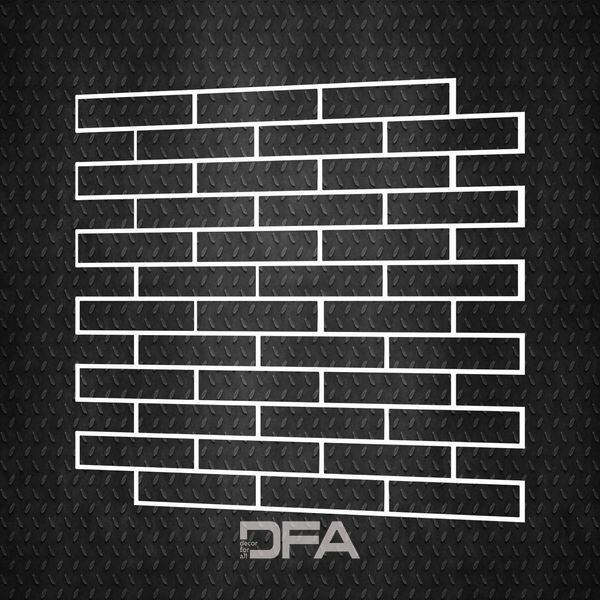 Трафарет DFA Фасадні Цегла 2мм багаторазовий для декоративної штукатурки 92*91 (F00009) F00009-1 фото