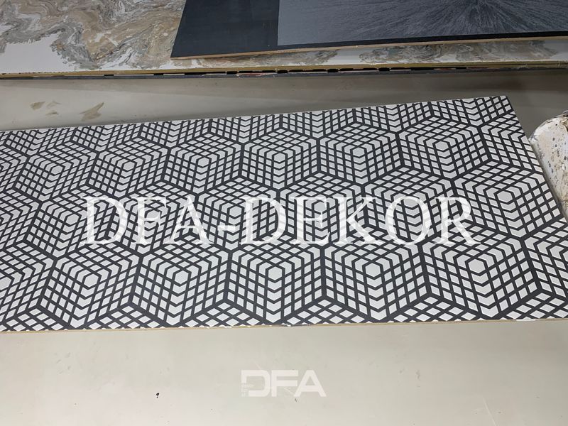 Багаторазовий трафарет DFA для стін Геометрія для штукатурки та фарби 0,3-1мм (G00048) G00048 фото