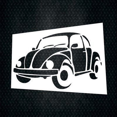 Трафарет DFA багаторазовий для штукатурки та фарби 0,3-1мм Машина (E00045) E00045 фото