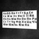 Трафарет DFA Алфавіт український для шпаклівки та фарби 0,3-1мм (X00017) XS00017 фото 1