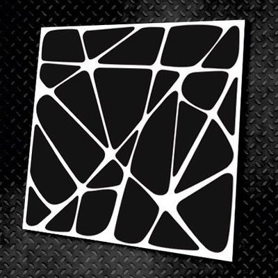 Трафарет DFA багаторазовий для декоративної штукатурки Геометрія Павутина для штукатурки та фарби 0,3-1мм (G00052) G00052 фото