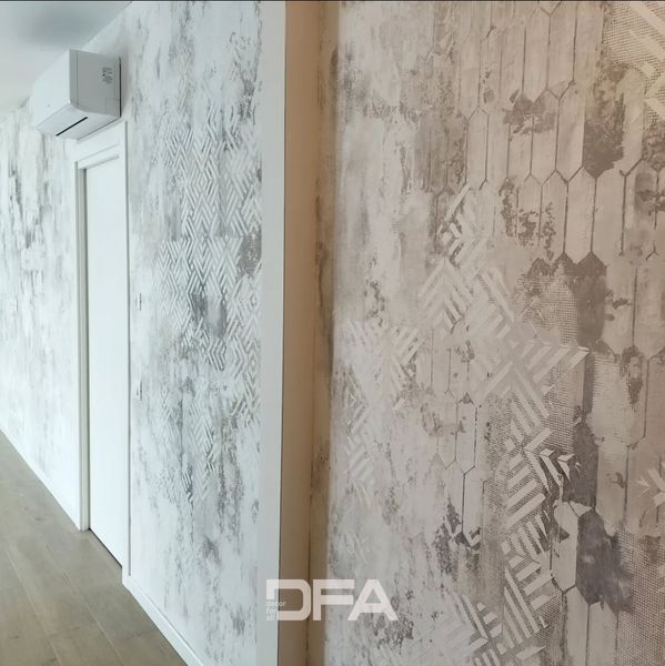 Набір для декору стін під штукатурку та фарбу 34 (Геометрія 77 + Геометрія 11) 0.3-1 мм (N00034) N00034 фото