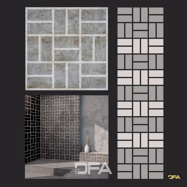Трафарет DFA Фасадные Кирпич трафарет для штукатурки 1мм (F00014) F00014 фото