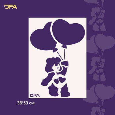 Трафарет DFA дитячий багаторазовий для штукатурки та фарби 0,3-1мм (E00058) E00058 фото