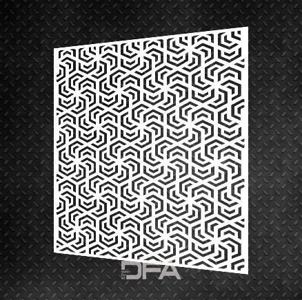 Набір для декору стін під штукатурку та фарбу 11 Трафарети DFA (Геометрія 148 + Геометрія 14) 0.3-1 мм (N00011) N00011 фото