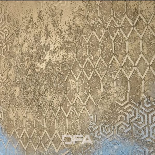 Набір для декору стін під штукатурку та фарбу 11 Трафарети DFA (Геометрія 148 + Геометрія 14) 0.3-1 мм (N00011) N00011 фото