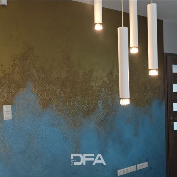 Набір для декору стін під штукатурку та фарбу 11 Трафарети DFA (Геометрія 148 + Геометрія 14) 0.3-1 мм (N00011) N00011 фото