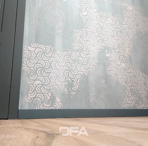 Набір для декору стін під штукатурку та фарбу 11 Трафарети DFA (Геометрія 148 + Геометрія 14) 0.3-1 мм (N00011) N00011 фото