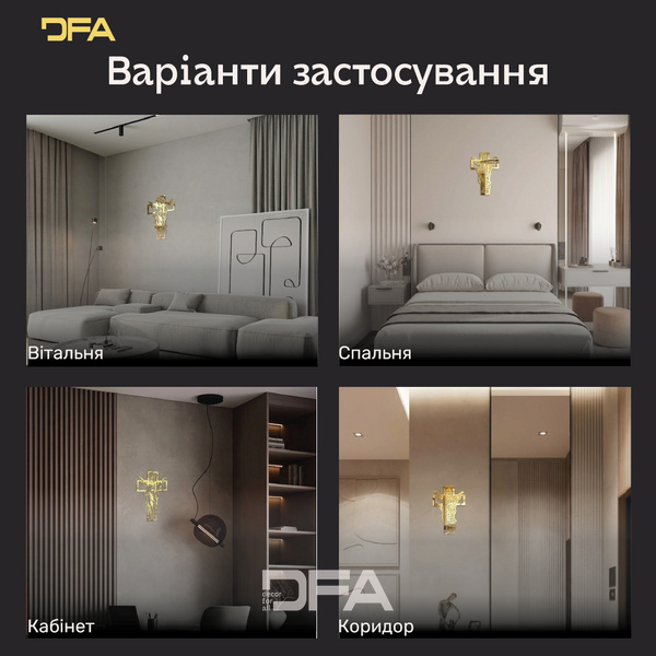 Зеркальный декор DFA Иисус &ndash; добавьте уют и духовность вашему дому (YA00072) YA00072-G фото