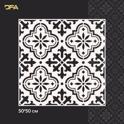 Трафарет DFA багаторазовий для декоративної штукатурки та фарби Східний візерунок 0,3-1мм (V00060) V00060 фото