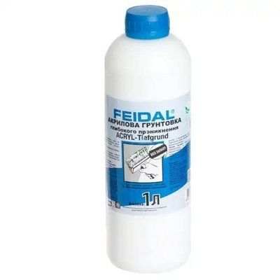 Акрилова грунтовка Acryl-Tiefgrund Feidal 1л 4820080580225 фото