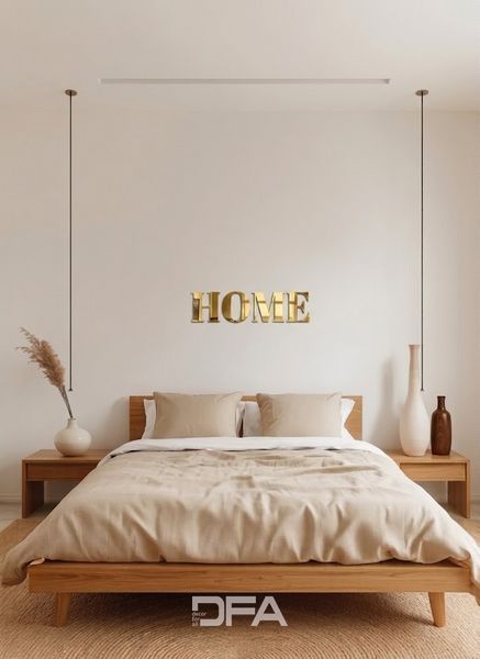 Елегантність та простір: Дзеркальний напис HOME від DFA (YA00020) YA00020-G фото