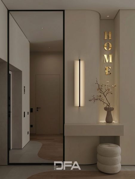 Елегантність та простір: Дзеркальний напис HOME від DFA (YA00020) YA00020-G фото