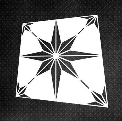 Трафарет DFA Звезда для штукатурки и краски 0,3-1мм (K00039) K00039 фото