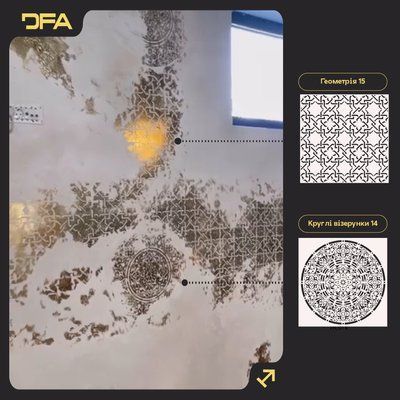 Декор власноруч з набором 2 трафаретів DFA &laquo;Круглий візерунок + Геометрія&raquo; 0.3-1 мм (N00184) N00184 фото