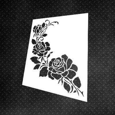 Трафарет DFA для декору Природа Квіти для штукатурки та фарби 0,3-1мм (Р00087) P00087 фото