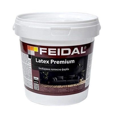 Краска Feidal Latex Premium TR бесцветная глубокоматовая: Идеальная база для ваших уникальных цветов 4820276140783 фото