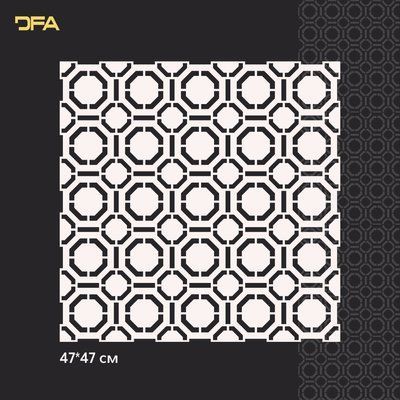 Трафарет DFA Геометрія трафарет для шпаклівки та фарби 0.3-1мм (G00123) G00123 фото