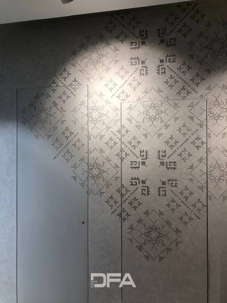 Етно Трафарет DFA Вишиванка для шпаклівки та фарби 0.3-1мм (Z00017) Z00017 фото