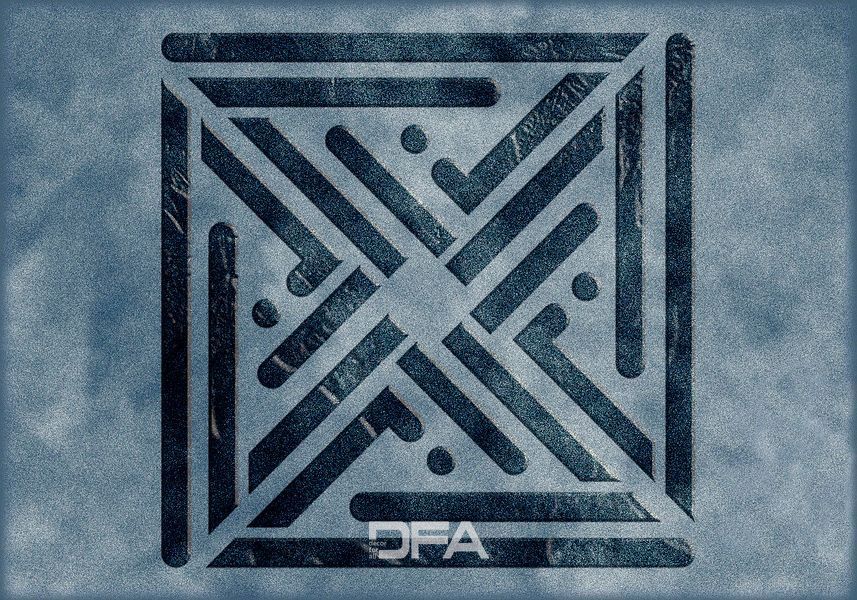 Оновіть інтер&rsquo;єр трафаретом DFA Квадратний візерунок &ndash; легко та ефектно 0.3-1 мм (K00132) K00132 фото