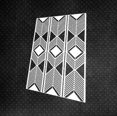 Багаторазовий трафарет DFA для стін Геометрія для штукатурки та фарби 0,3-1мм (G00069) G00069 фото