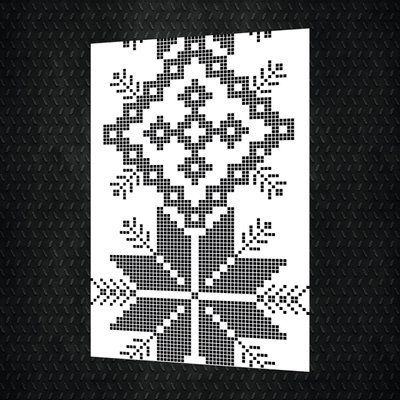 Трафарет DFA Орнамент для штукатурки и краски 0.3-1мм (Z00024) ZS00024 фото