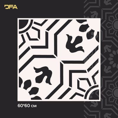 Трафарет DFA Квадратный узор для штукатурки и краски 0,3-1мм (K00104) K00104 фото