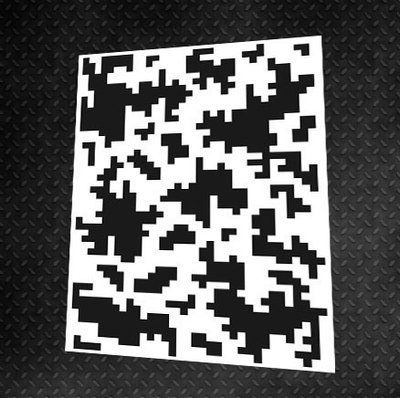 Трафарет DFA Камуфляж 4 трафарет для шпаклівки та фарби 0,3-1мм (X00023) X00023 фото