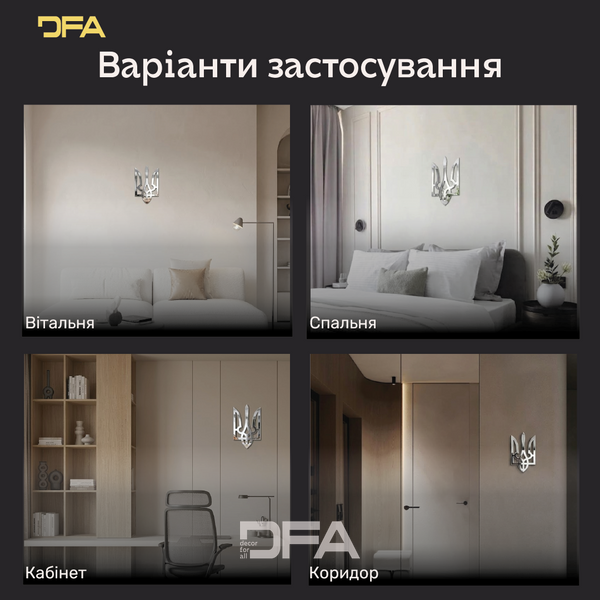 Интерьер с историей: Зеркальный Трезубец DFA как символ силы нации (YA00017) YA00017-S фото