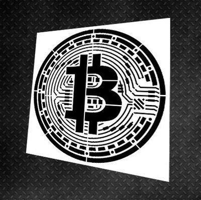 Трафарет DFA Біткоін 1 трафарет для шпаклівки та фарби 0,3-1мм (X00027) X00027 фото