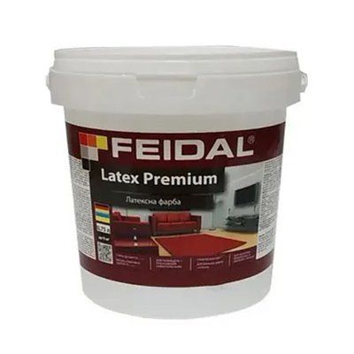 Feidal Latex Premium Белая: Глубоко-матовая латексная краска для безупречного интерьера 4820232448625 фото
