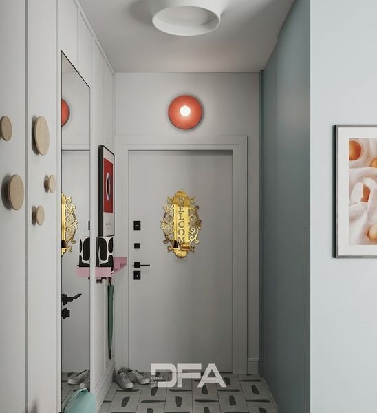 Зеркальная надпись DFA Welcome &ndash; радушие и стиль в одном декоре (YA00057) YA00057-G фото
