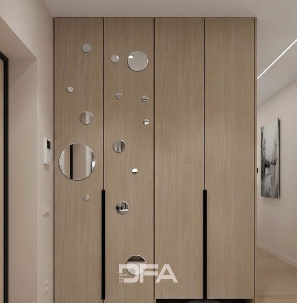 DFA Круги &ndash; элегантное зеркальное украшение для дома и офиса, 14 шт/28 шт. YA00100-S фото