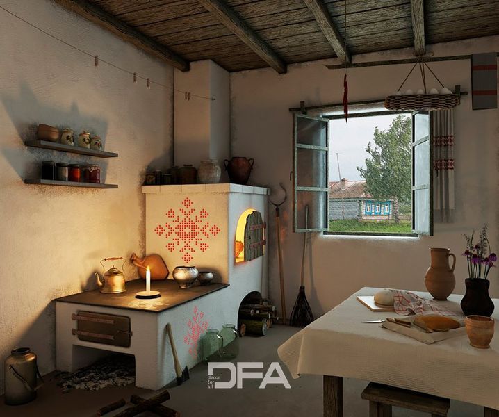 Етно Трафарет DFA Вишиванка для шпаклівки та фарби 0.3-1мм (Z00018) Z00018 фото
