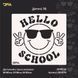 Трафарет DFA Смайлик Hello School &ndash; легко створюйте яскравий і позитивний інтер&rsquo;єр 0.3-1 мм (E00076) E00076 фото 4