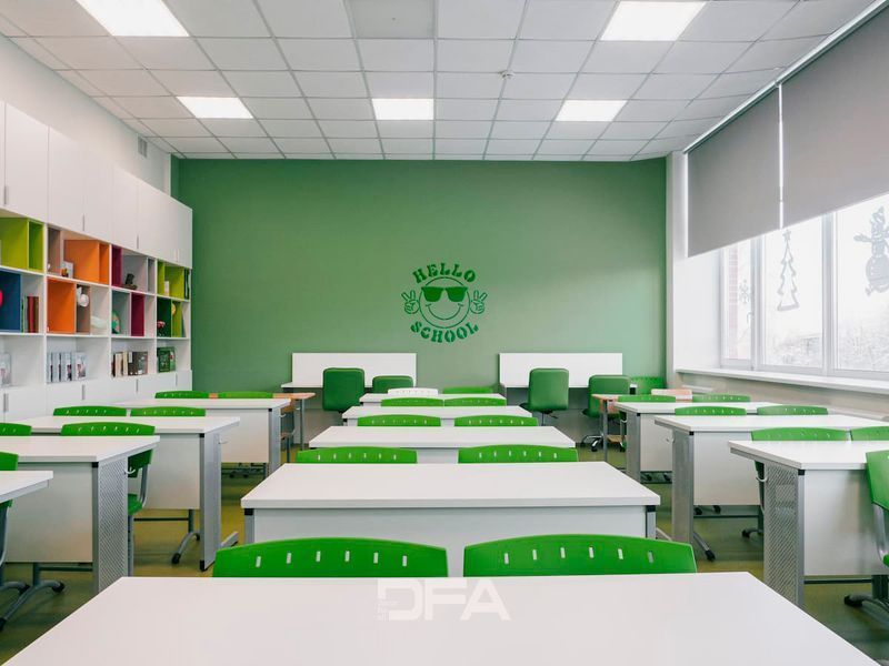 Трафарет DFA Смайлик Hello School &ndash; легко створюйте яскравий і позитивний інтер&rsquo;єр 0.3-1 мм (E00076) E00076 фото