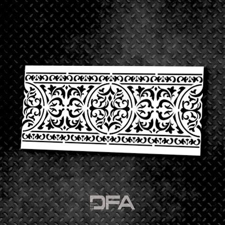 Многоразовый трафарет для декора DFA Бордюр, для шпатлевки и краски, 0,3-1мм (B00009) B00009 фото
